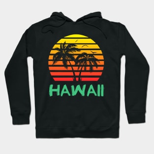 Hawaii 80s Sunset Hoodie